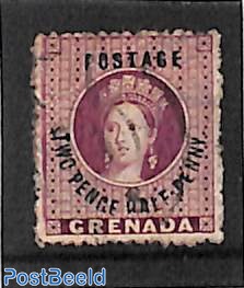 TWO PENCE HALF PENNY, used