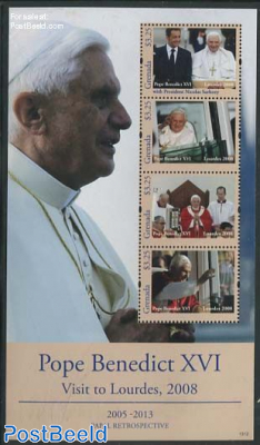 Pope Benedict XVI 4v m/s