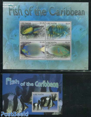 Fish of the Caribbean 2 s/s
