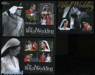 Royal wedding William & Kate 3 s/s