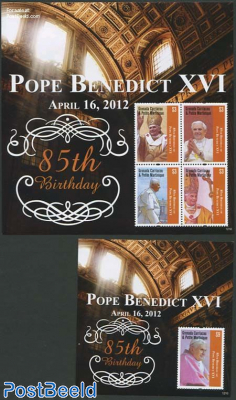 Pope Benedict XVI 2 s/s