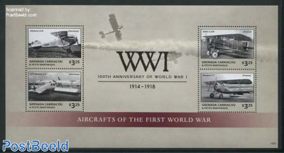 Aircrafts of the First World War 4v m/s