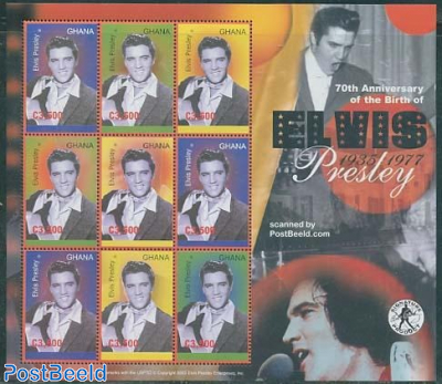 70 Years Elvis Presley 9v m/s