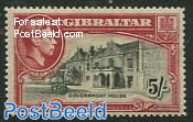 5Sh, Perf. 14, Stamp out of set