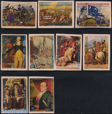 US Bicentenary 9v imperforated
