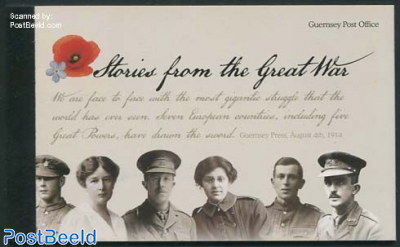 Stories from the Great War prestige booklet