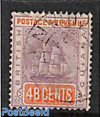 48c, WM Crown-CA, Stamp out of set