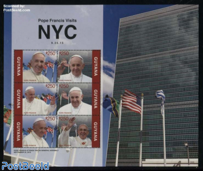 Pope Francis Visits NYC 6v m/s