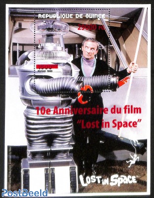 10th anniversary of the film lost in space, overprint, block
