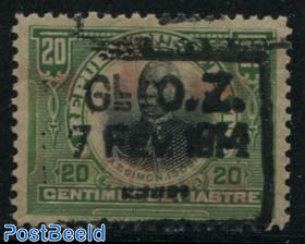 20c, overprint, stamp out of set