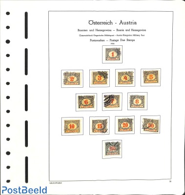 Bosnia & Herzegowina postage due on 2 pages */o