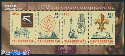 100 Years Scouting, Hungary 4v m/s