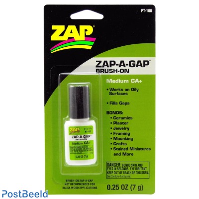 -A-Gap Brush-On Medium CA+ Glue (0.25 Oz / 7g)