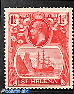 1.5p, Carmine, Stamp out of set
