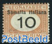10C, Postage due, Stamp out of set