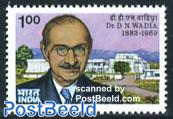 Stamp 1984 India D N Wadia 1v 1984 Collecting Stamps Postbeeld Online Stamp Shop Collecting