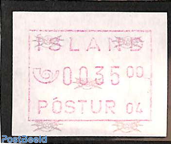 Automat stamp 1v (face value may vary)
