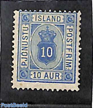 10A Blue, Perf. 14:13.5, Stamp out of set