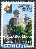 San Marino 1700th anniversary 1v