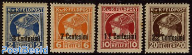 Kuk post, Newspaper stamps 4v