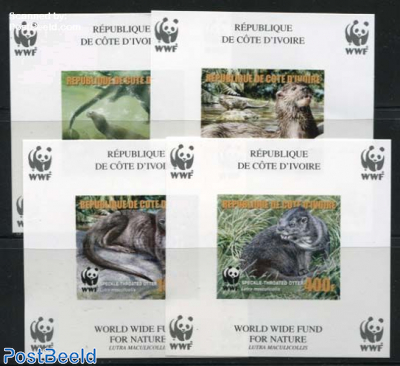 WWF, Masculicollis (= wrong text) 4 s/s, Imperforated
