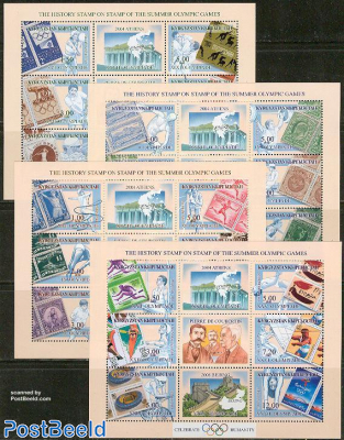 Olympic stamps 4x6v m/s