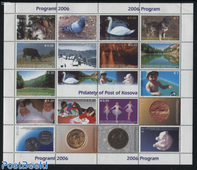 Minisheet with 2006 program