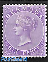 6d, perf. 14:12.5, Stamp out of set