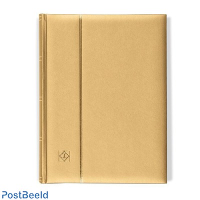 Leuchtturm Comfort Stockbook 32 White Sheets/64 White Pages (A4) Gold
