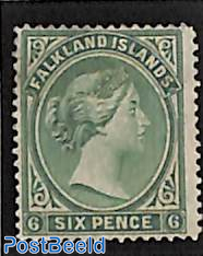 6d, green, Stamp out of set