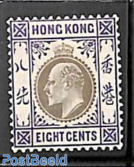 8c, WM Crown-CA, Stamp out of set