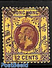 12c, white back, WM Mult.Crown-CA, Stamp out of set