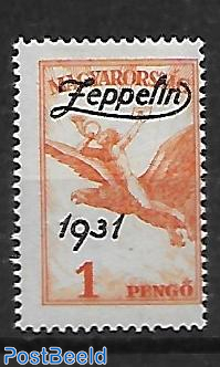Zeppelin overprints 1 v.