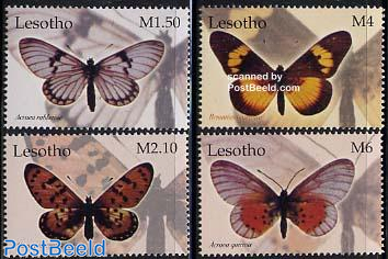 Butterflies 4v, Acraea rabbaiae 4v