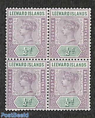 1/2d, block of 4 [+]