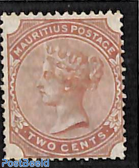 2c, WM CC-Crown, Stamp out of set