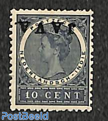 10c JAVA inverted, Stamp out of set
