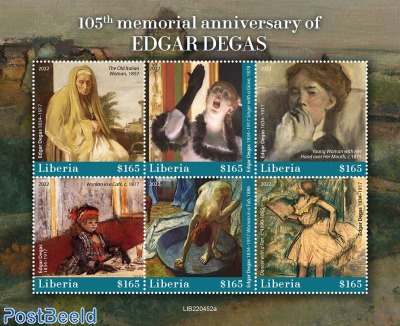 105th memorial anniversary of Edgar Degas