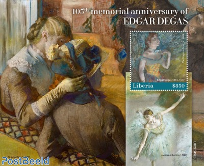 105th memorial anniversary of Edgar Degas