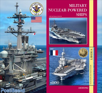 Military nuclear powered ships