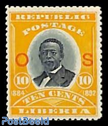 10c, On Service, Stamp out of set