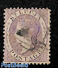 6d violet, perf. 12.5, used