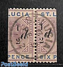 pair of 2x 1/2 on 6d, used