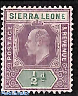 1/2d, WM Crown-CA, Stamp out of set