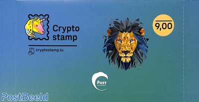 Crypto stamp in closed pack, Lion, joint issue Netherlands, Austria