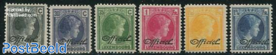 On service, overprints 6v