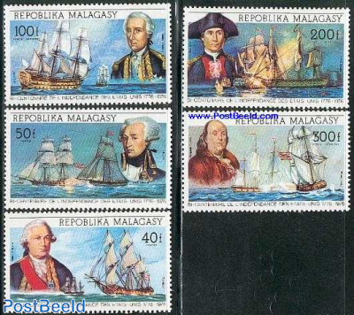 US Bicentenary 5v