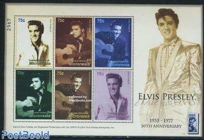 Elvis Presley death anniversary 6v m/s