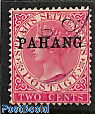 Pahang, 2c, Stamp out of set