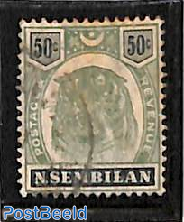 Negeri Sembilan, 50c, Stamp out of set 